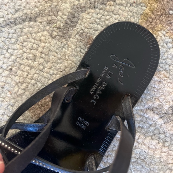 Joie Oda Black Sandals - Picture 4 of 7